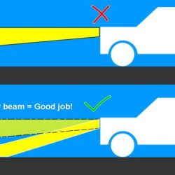 Driving night test beam high knowledge there headlights other car use when around question