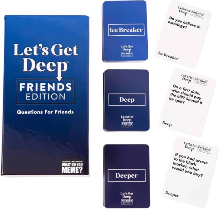 Lets get deep card game questions pdf