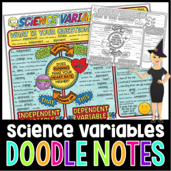 Science variables coloring page answer key