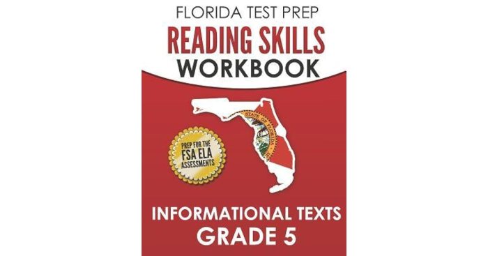 Florida test prep workbook answers reading test bank 4