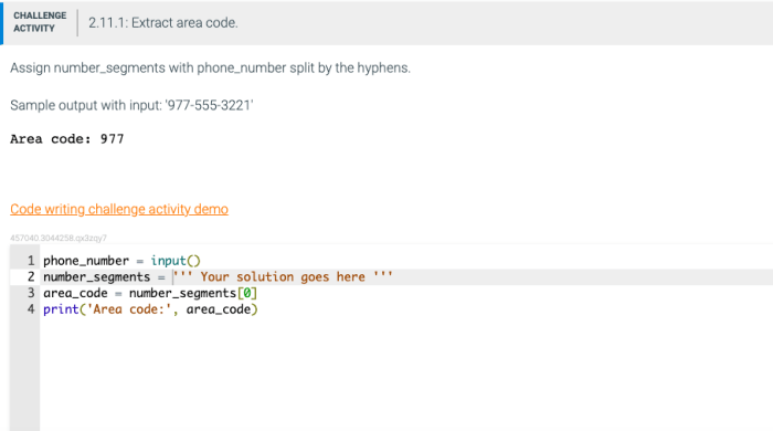 Assign number_segments with phone_number split by the hyphens.