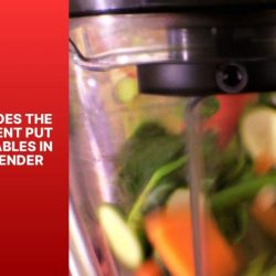 Why does the president put vegetables in his blender